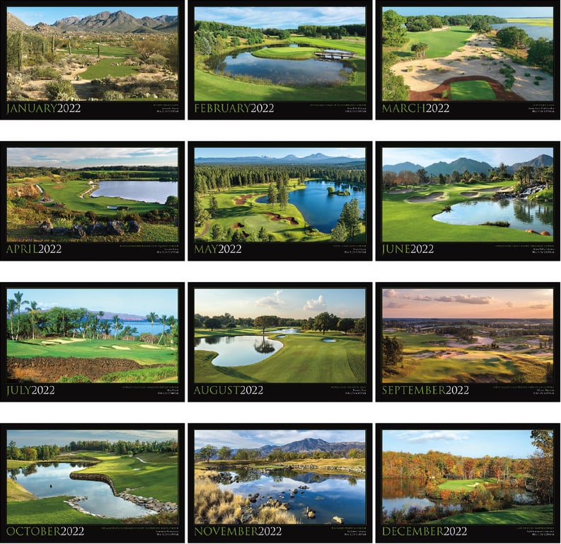 Triumph® Calendars Golf America Wall Calendar, 16 x 22 in. — view 13