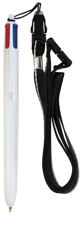 BIC® 4-Color™ Multicolor Ballpoint Pen, White Barrel — view 17