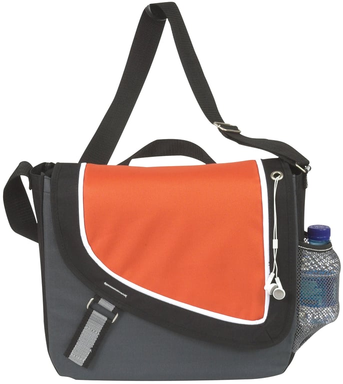 Atchison® A Step Ahead Messenger Bag with Headphone Port — view 19