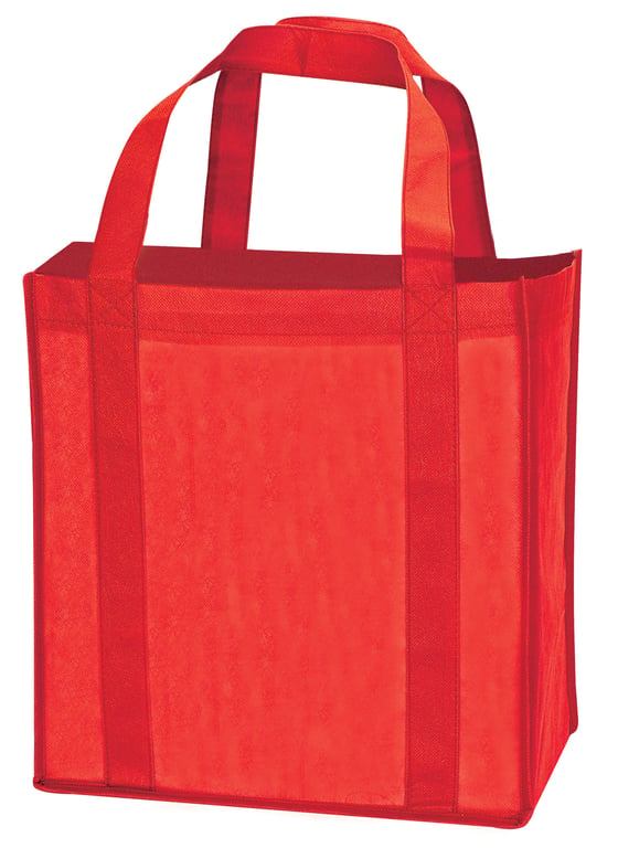 Universal Source® Laminated Non-Woven Grocery Tote — view 13