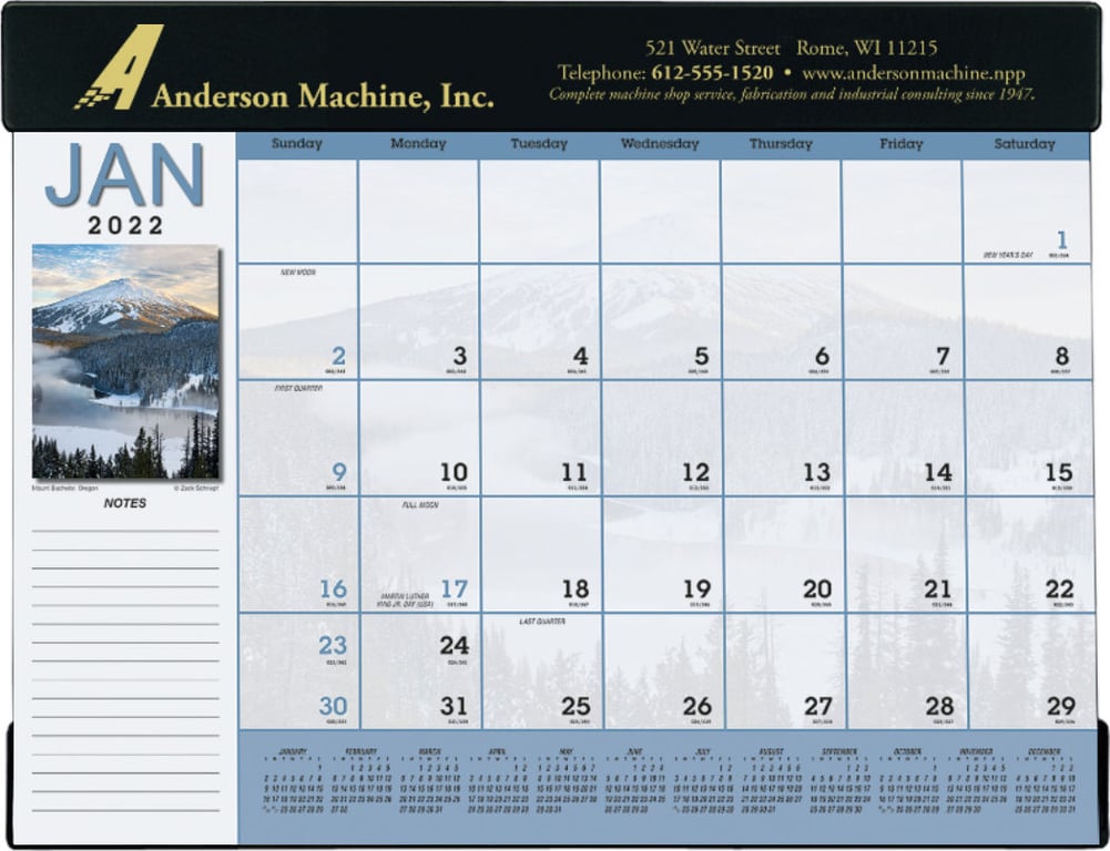 Triumph® Calendars Scenic Desk Pad — view 17