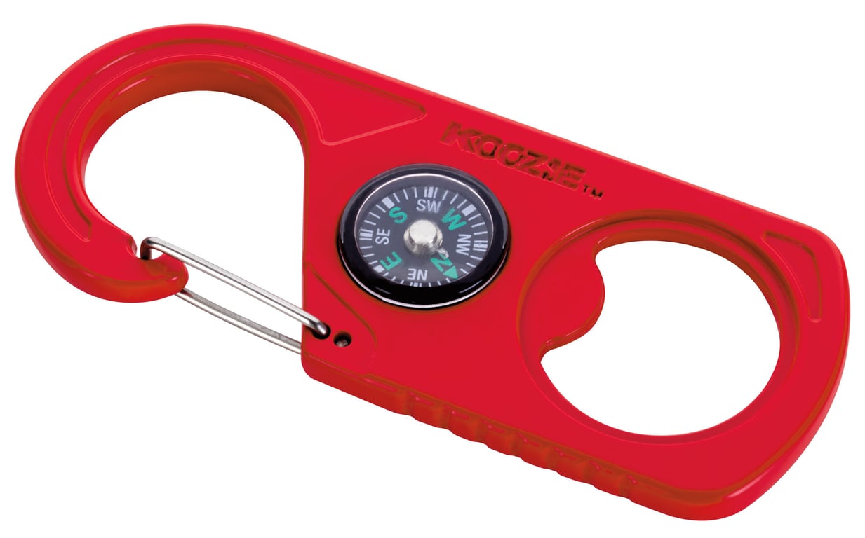 Koozie® 2-in-1 Carabiner with Compass and Bottle Opener — view 16