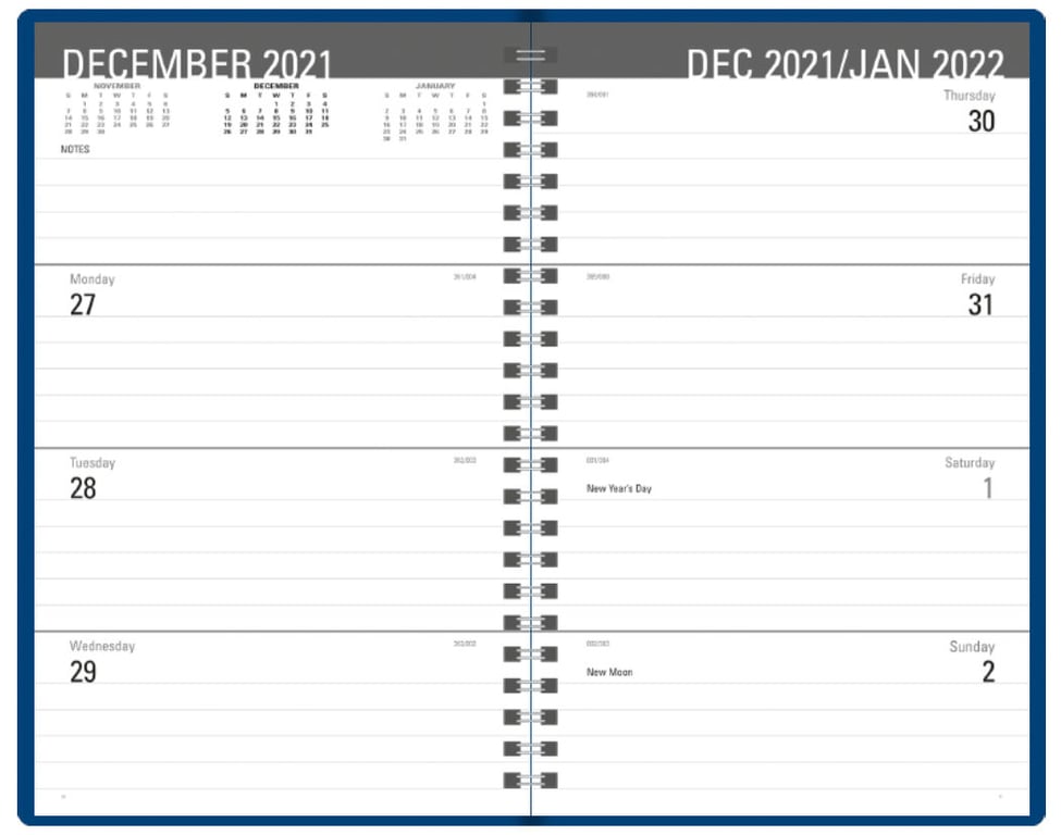 Triumph® Calendars Classic Weekly Desk Planner — view 34