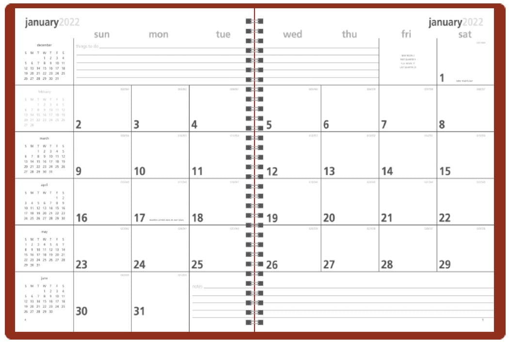 Triumph® Calendars Monthly & Weekly Planner — view 44