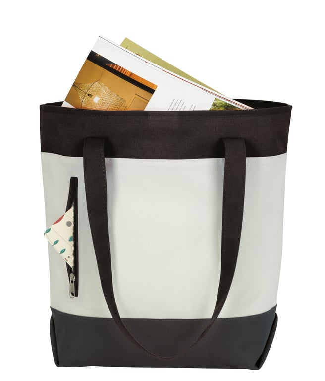 Good Value™ Color Zip Tote, 600D Polyester — view 27