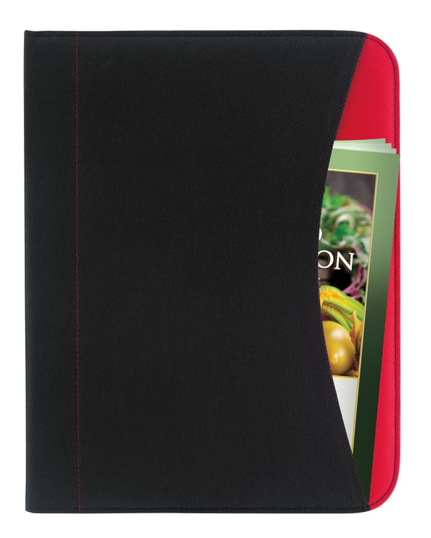 Good Value™ Non-Woven Curve Padfolio with Writing Pad — view 21