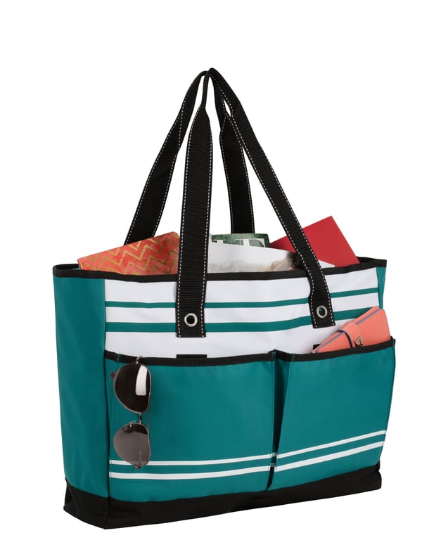 Atchison® Two-Pocket Fashion Tote with Zippered Main Compartment — view 26