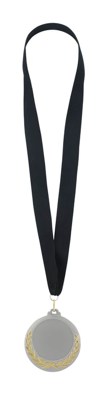 JAFFA® Laurel Wreath Medal with Black Ribbon and Quick Clip Hook — view 18
