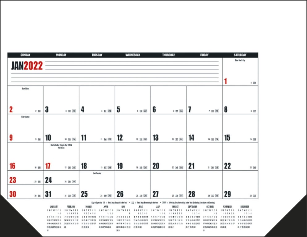 Good Value™ Multi-Color Desk Pad, 22 x 17 Inches — view 14