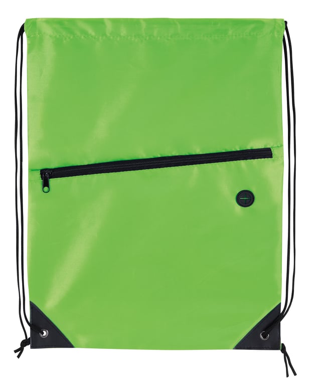 Good Value™ Front Zip Drawstring Backpack — view 21