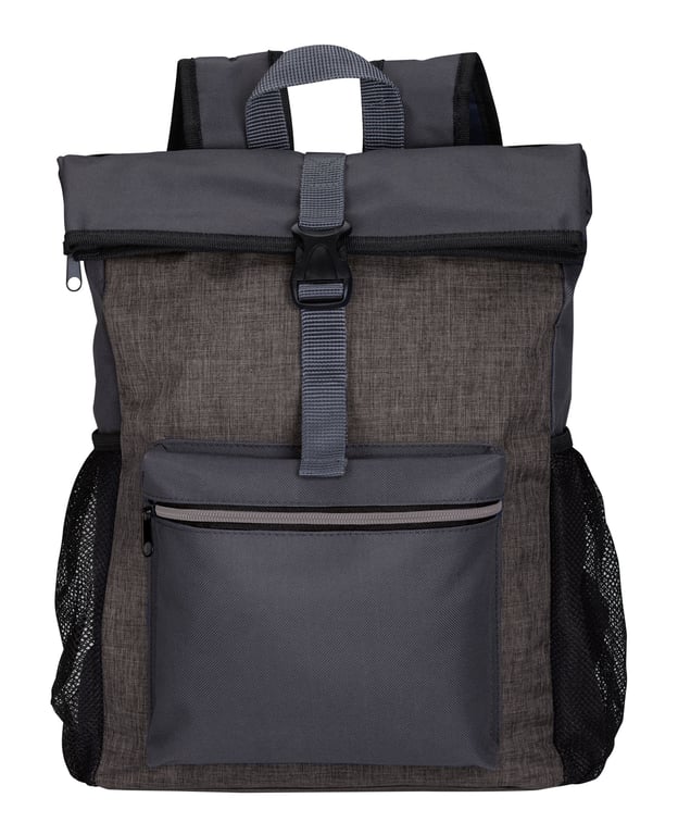 Tuck Backpack with Fold-Over Top and Laptop Sleeve — view 10