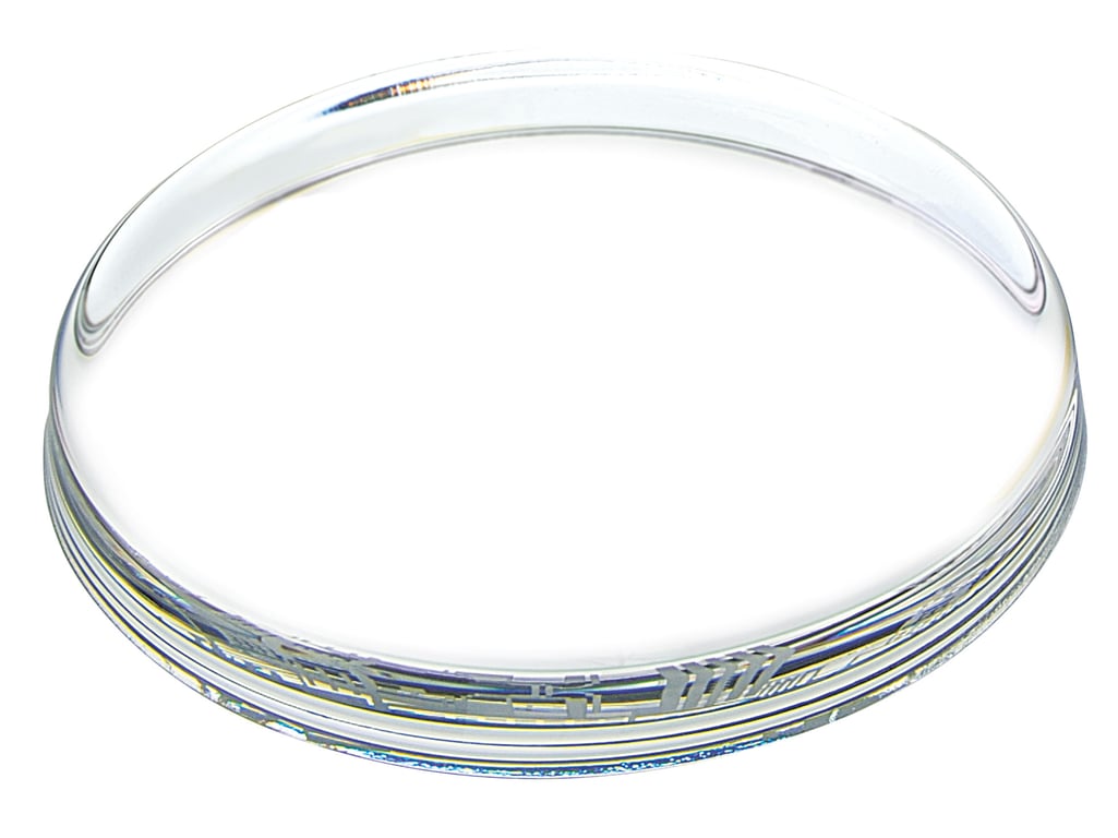 JAFFA® Oval Glass Paperweight — view 6
