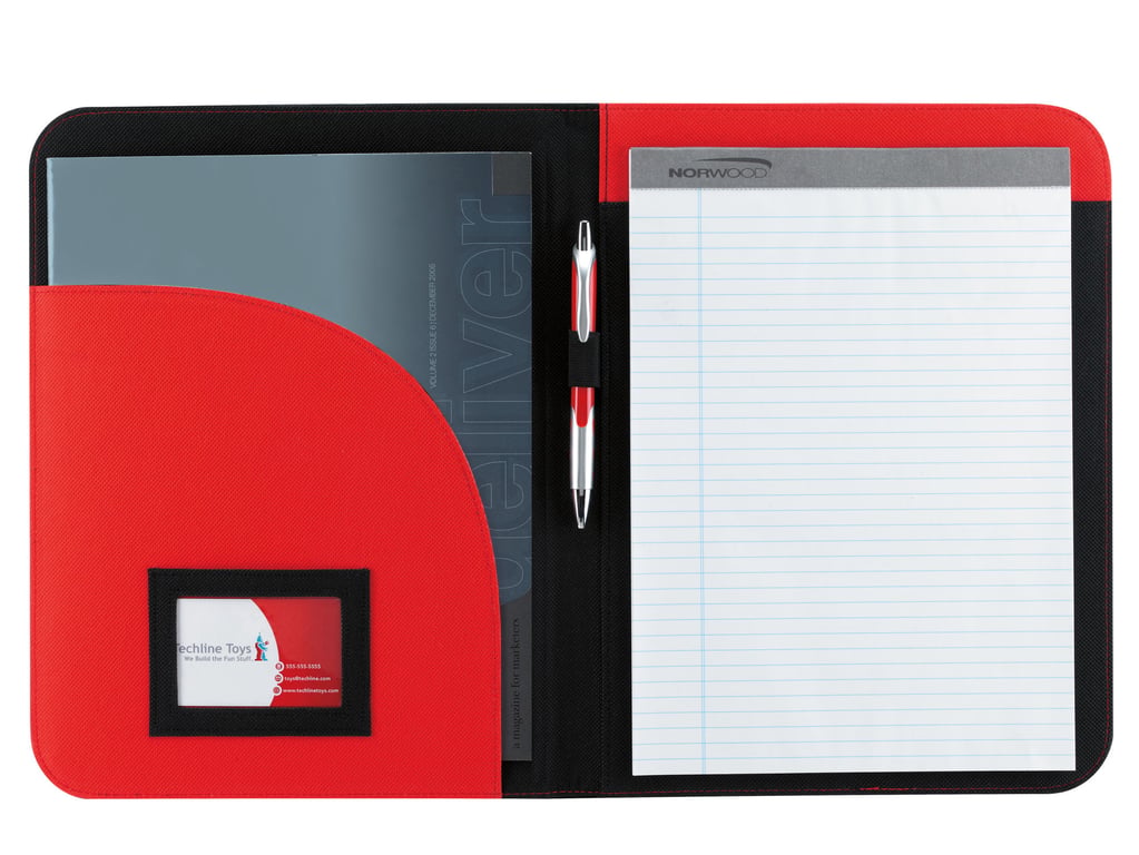 Good Value™ Non-Woven Curve Padfolio with Writing Pad — view 20