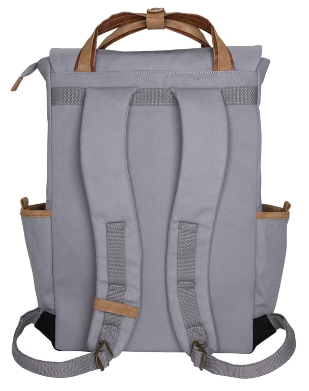 KAPSTON® San Marco Cotton Canvas Backpack with Laptop Compartment — view 29
