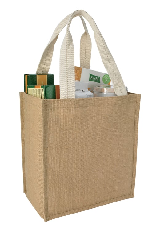 Good Value™ Jute Grocery Tote with Shoulder Handles — view 4