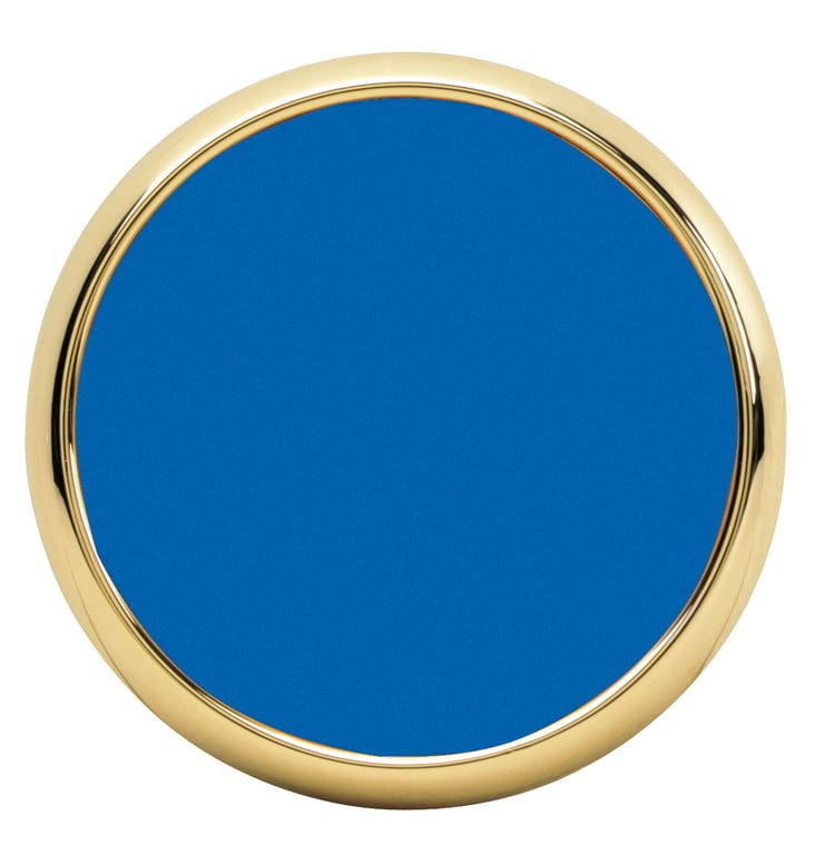 JAFFA® Leather Coaster with Metal Base — view 23