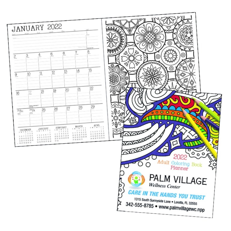 Good Value™ Adult Coloring Book Planner — view 7