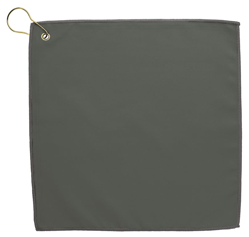 Good Value™ RPET Double Layer Golf Towel with Brass Grommet & Hook — view 21