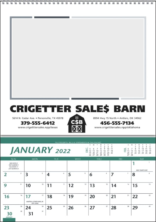 Triumph® Calendars Farm Pocket Calendar, 12-Month — view 13