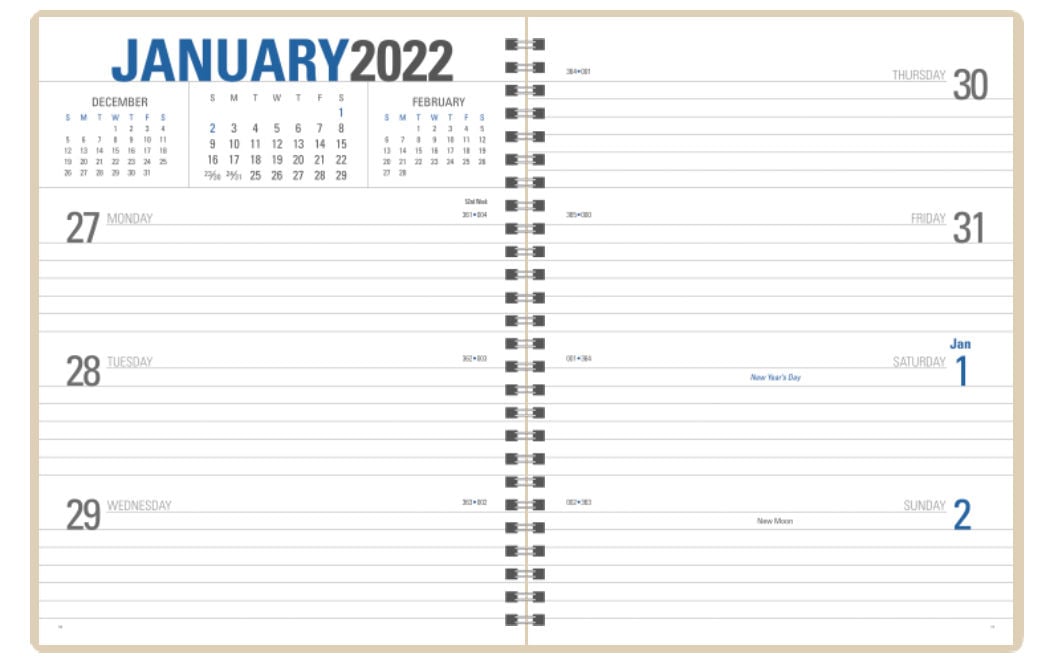 Triumph® Calendars Classic Weekly Planner, 13-Month — view 37