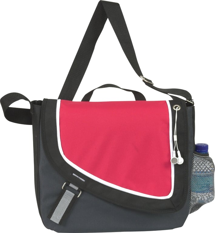 Atchison® A Step Ahead Messenger Bag with Headphone Port — view 23