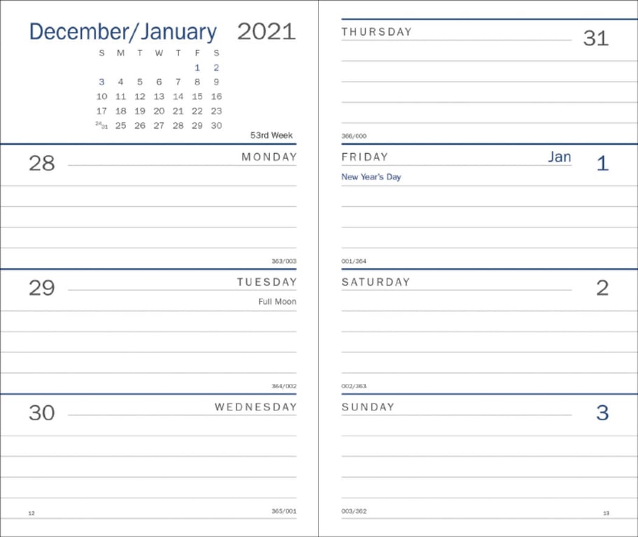 Triumph® Calendars Classic Weekly Pocket Planner — view 27