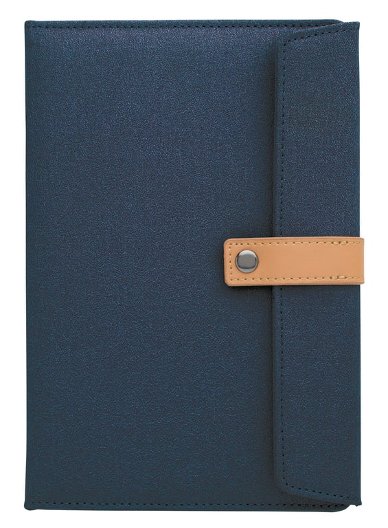 Good Value™ Two-Tone Journal with Leatherette Snap Closure — view 10