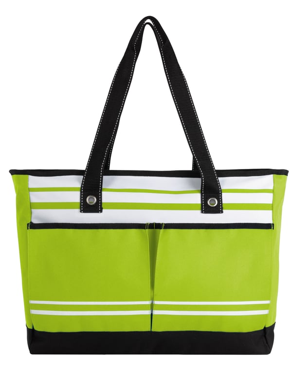 Atchison® Two-Pocket Fashion Tote with Zippered Main Compartment — view 22
