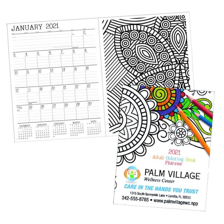 Good Value™ Adult Coloring Book Planner — view 6