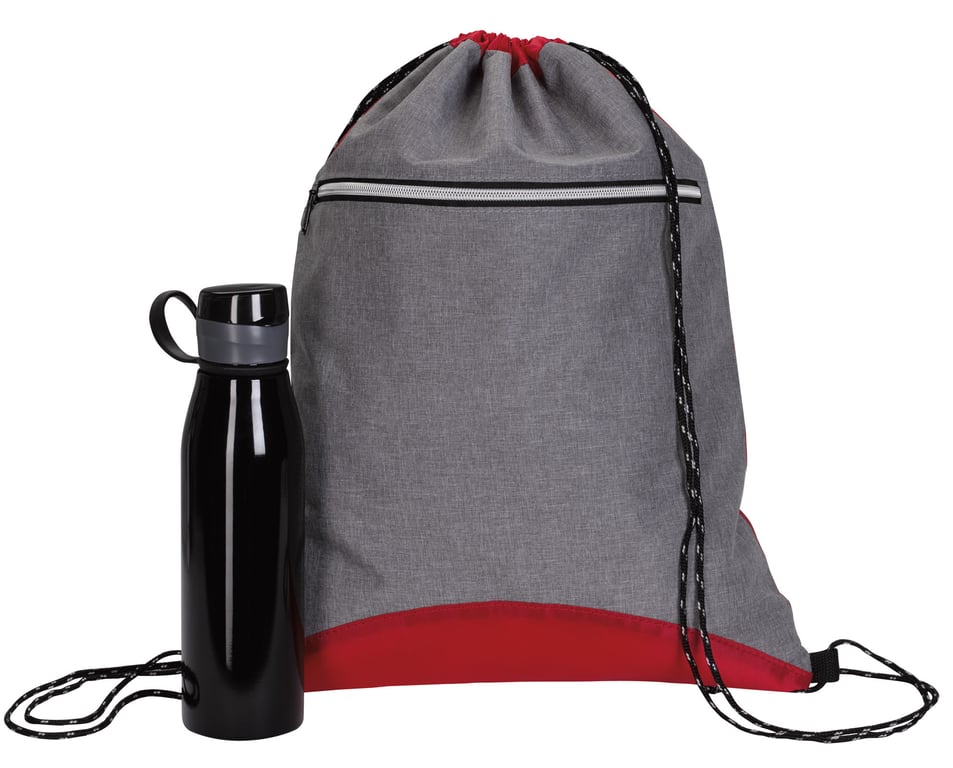 Good Value™ Two Tone Sport Drawstring Backpack, 210D Polyester — view 20