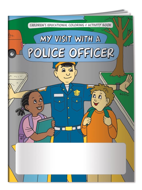 A Visit to the Police Station Coloring Book — view 4