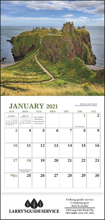 Good Value™ Glorious Getaways Mini Calendar — view 9