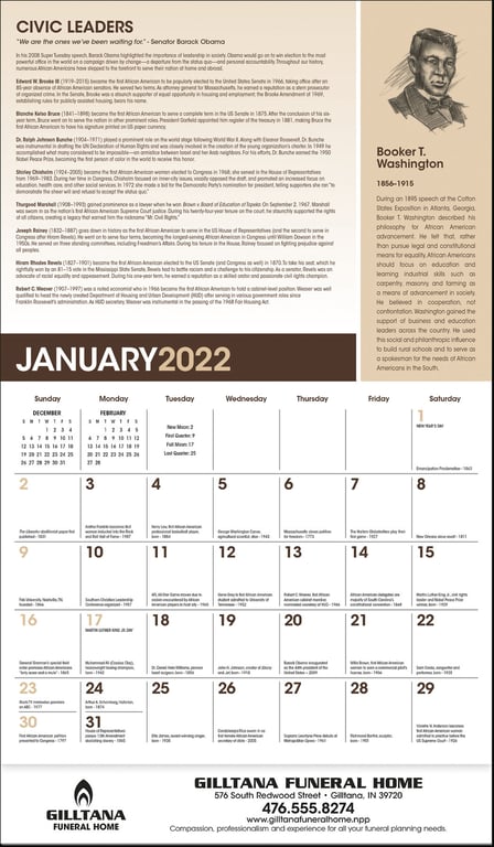 Triumph® Calendars African-American Heritage Family Wall Calendar — view 12
