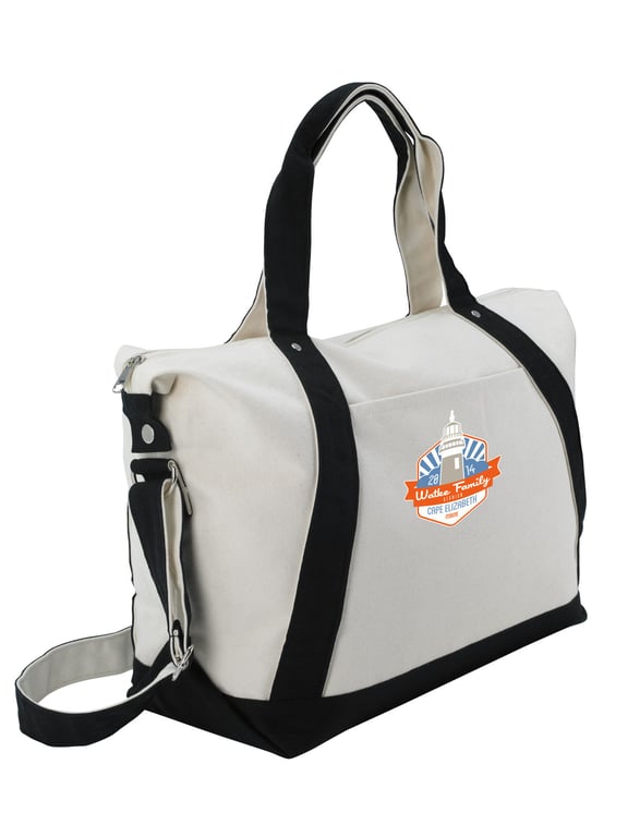 Rivage Weekender Duffel Bag, 12 oz. Cotton Canvas — view 10