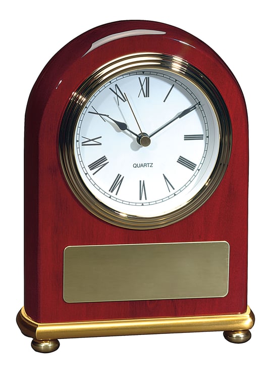JAFFA® Rosewood Arch Clock — view 4