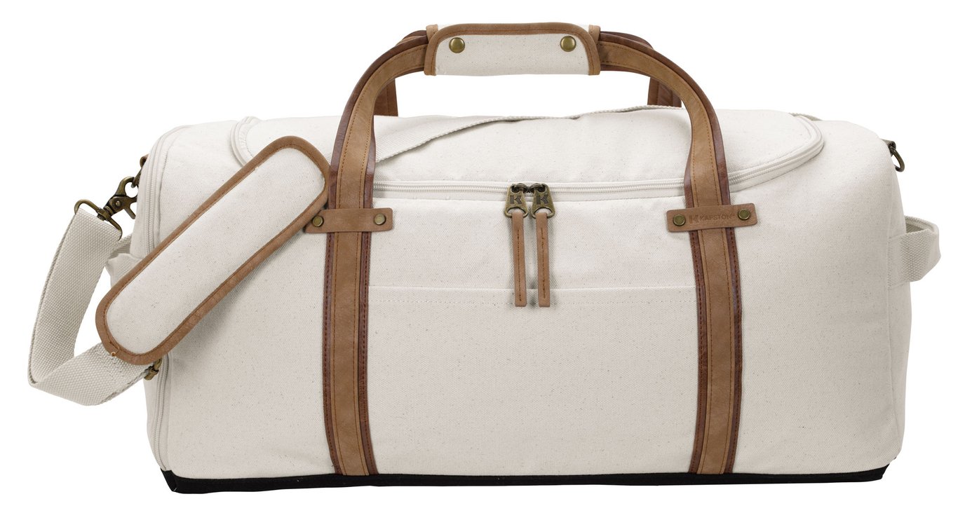 KAPSTON® San Marco Cotton Canvas Duffel Bag — view 13