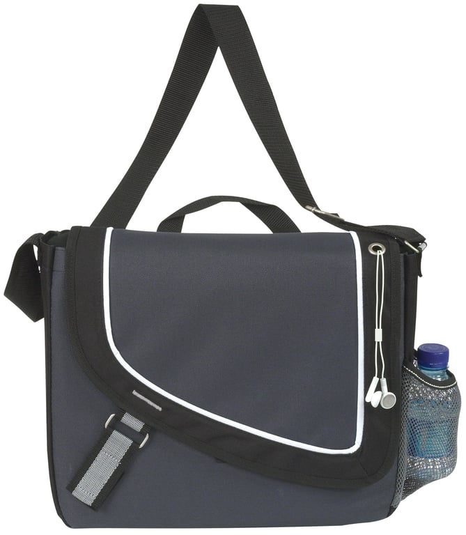 Atchison® A Step Ahead Messenger Bag with Headphone Port — view 20