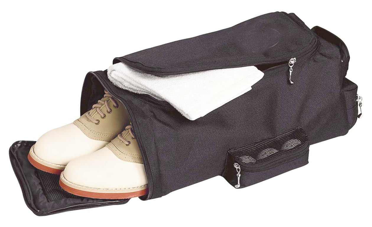 Golfer's Travel Shoe Bag with Storage Pockets — view 4