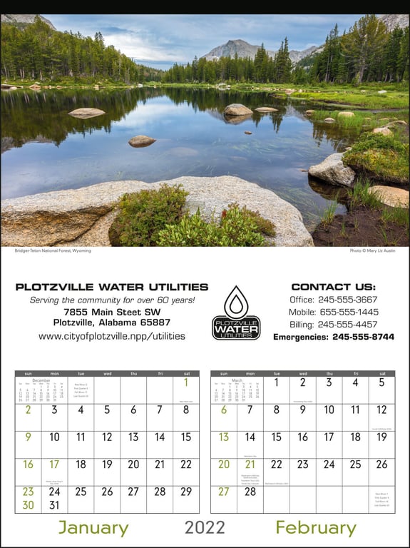 Triumph® Calendars Scenes of America Wall Calendar, 17 x 23 in. — view 7