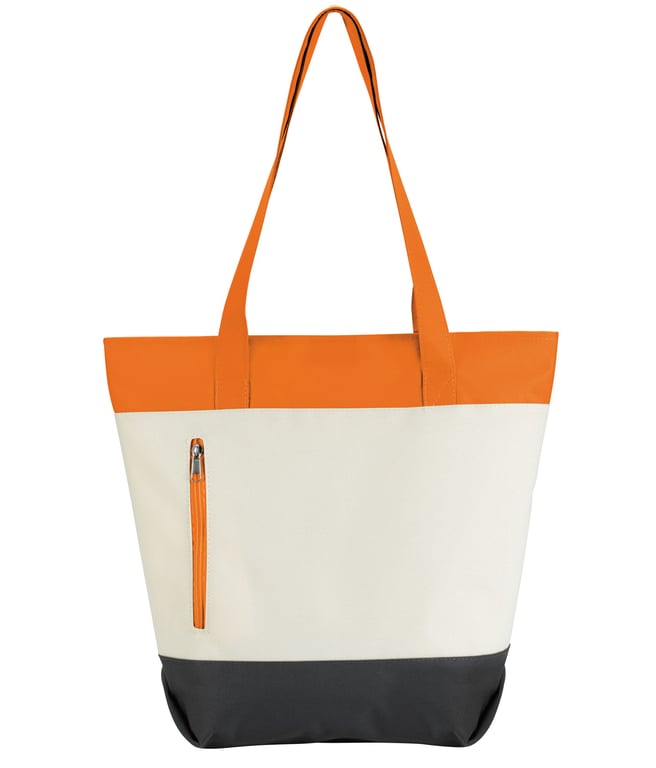 Good Value™ Color Zip Tote, 600D Polyester — view 28