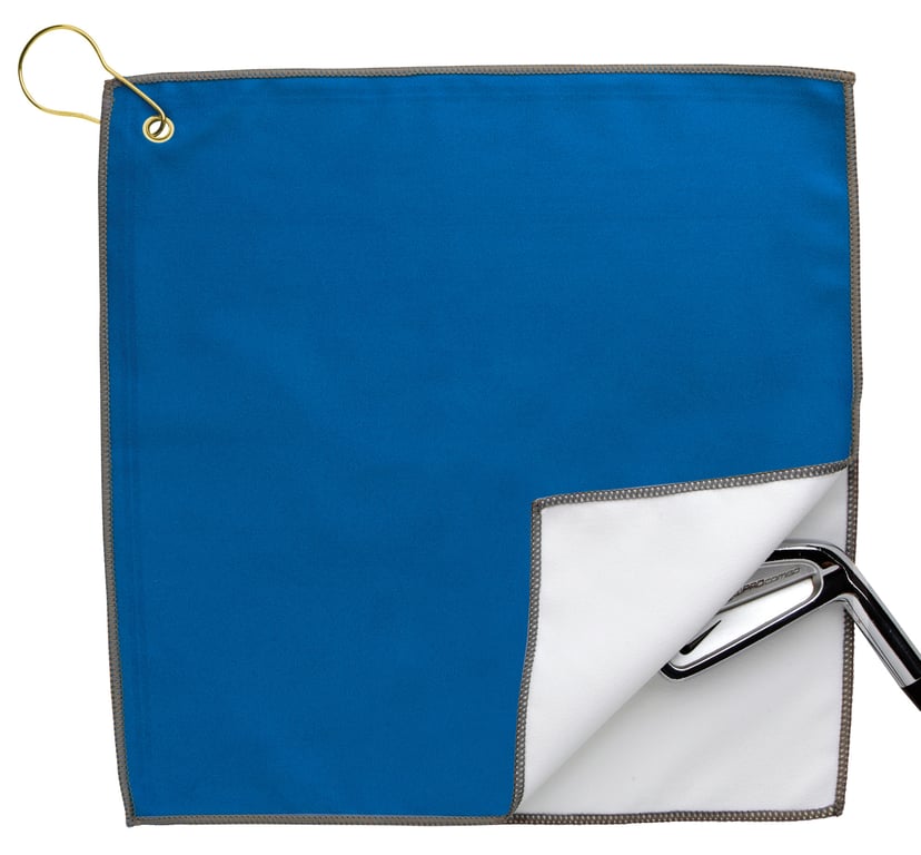 Good Value™ RPET Double Layer Golf Towel with Brass Grommet & Hook — view 27
