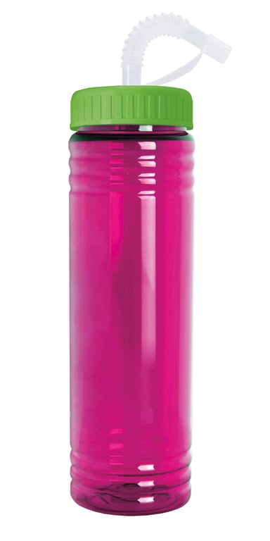 Garyline® Slim Fit Water Bottle with Straw Lid, 24 oz. — view 49