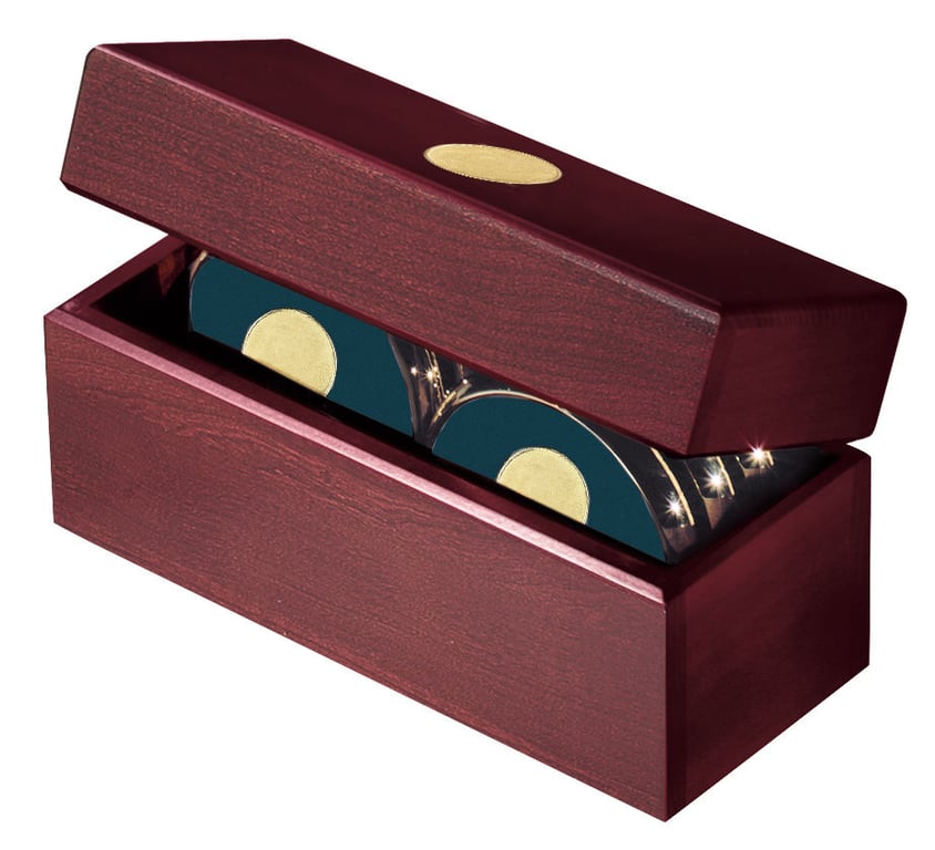 JAFFA® Six Coasters with Solid Cherry Chest — view 32