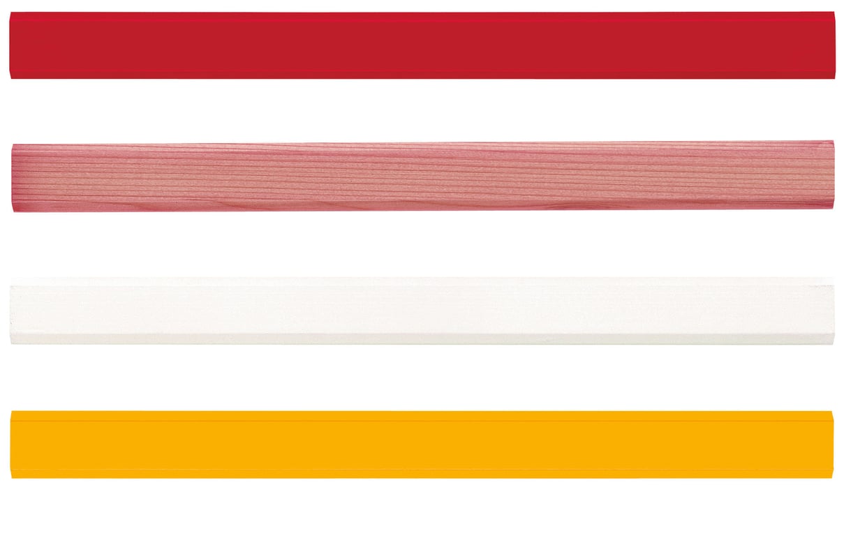Woodcase Carpenter Pencil with #3 Flat Lead — view 13
