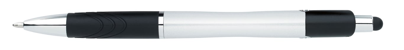 Souvenir® Emblem Stylus Pen with Rubber Grip — view 41
