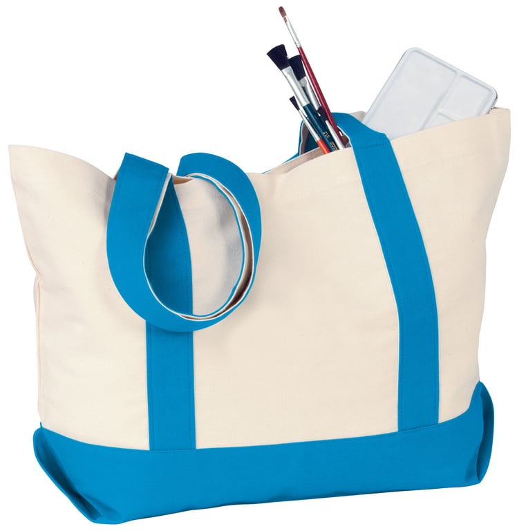 Medium Snap Tote in 12 oz. Cotton Canvas — view 24