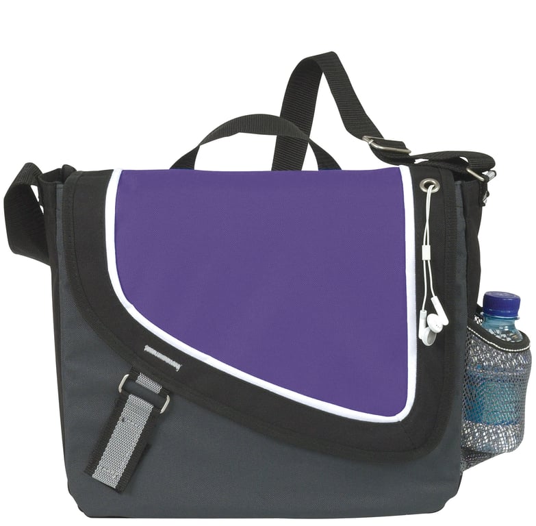 Atchison® A Step Ahead Messenger Bag with Headphone Port — view 22