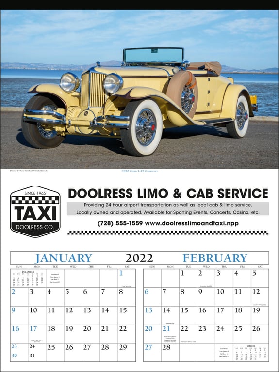 Triumph® Calendars Antique Cars Wall Calendar, 17 x 23 in. — view 7
