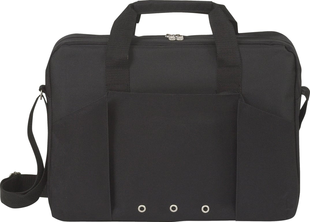 Atchison® Economic Force Brief, 600D Polyester Briefcase — view 11