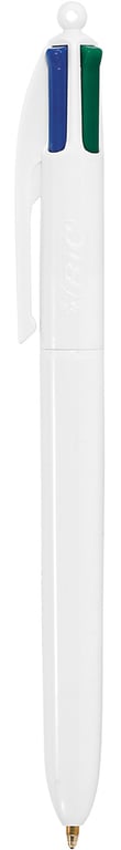 BIC® 4-Color™ Multicolor Ballpoint Pen, White Barrel — view 19
